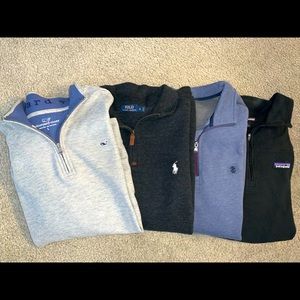 MEN’S NAME BRANDS QUARTER ZIP BUNDLE